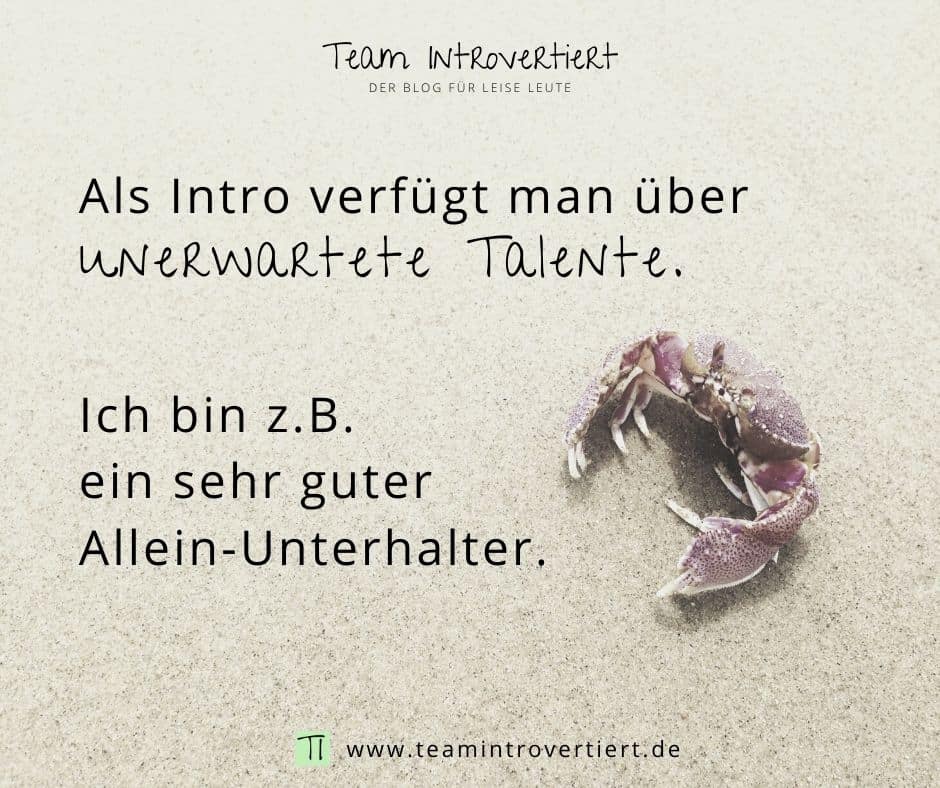 Als Intro verfügt man über unerwartete Talente | Team Introvertiert