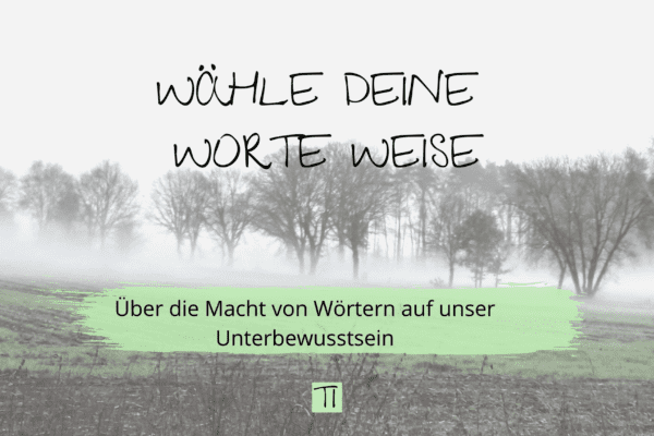 Titel Wähle deine Worte weise | Team Introvertiert