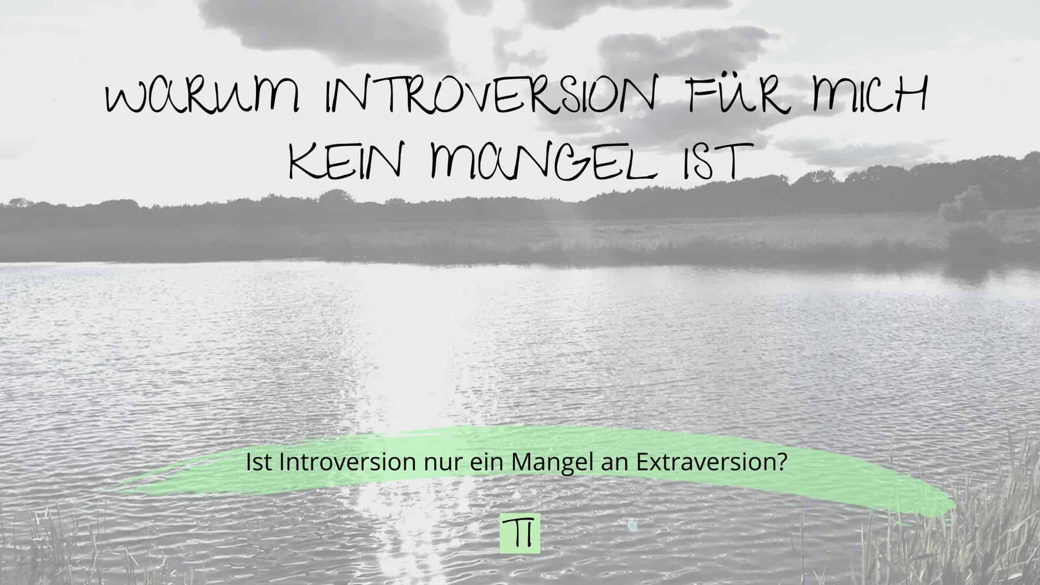 Titel: Warum Introversion für mich kein Mangel ist | Team Introvertiert