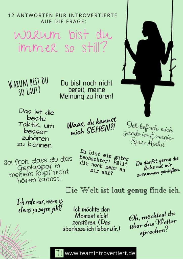 12 Antworten für Introvertierte | Team Introvertiert